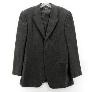 Giorgio Armani Sport Coat 42 Blazer Flannel Jacket Wool Cashmere *